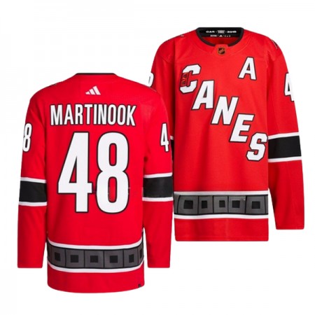 Carolina Hurricanes tröja Martinook 48 Adidas Jordan 2022-23 Röd Reverse Retro 2.0 Authentic - NHL Tröjor Herr Carolina Hurricanes tröja Martinook 48 Adidas Jordan 2022-23 Röd Reverse Retro 2.0 Authentic - NHL Tröjor Herr
